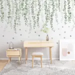 Green Leaves and Branch Wall Stickers