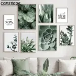 Nature Wall Art Print Succulent Plants
