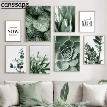 Nature Wall Art Print Succulent Plants