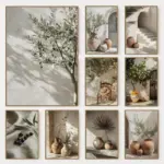 Minimalist Nature Botanical Olive Tree