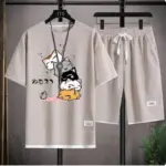 2024 Men's Summer Waffle Set Brand Fashion