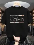 Calvin Men's T-Shirt Leisure Fashion Short
