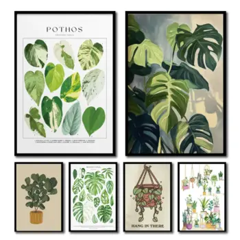 Green Botanical Leaves