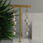 Pearl Dangle Bridal Earrings