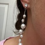 Pearl Dangle Bridal Earrings