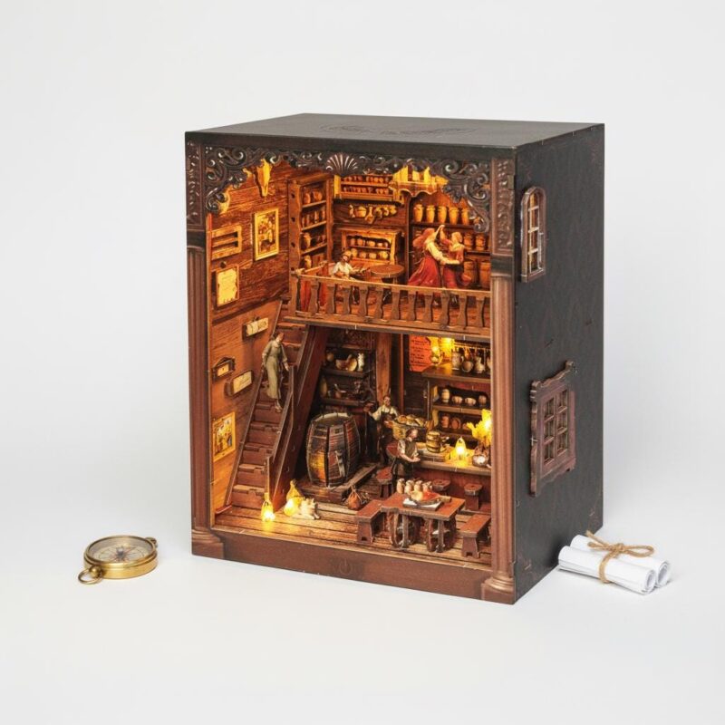 Old Tavern Book Nook – DIY Kit by Aslobi